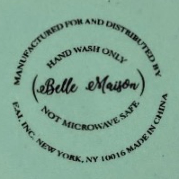 Belle Maison Dog Lover’s Coffee Mug, Mint Green With Gold Hearts - Picture 8 of 12